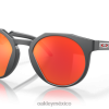 hstn (ajuste de puente bajo) 8882X1009 Oakley gafas Lentes Prizm Ruby, montura de carbono mate.